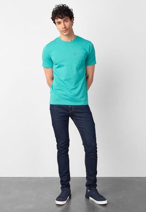 Camiseta Levi's Classic pocket tee Turquesa
