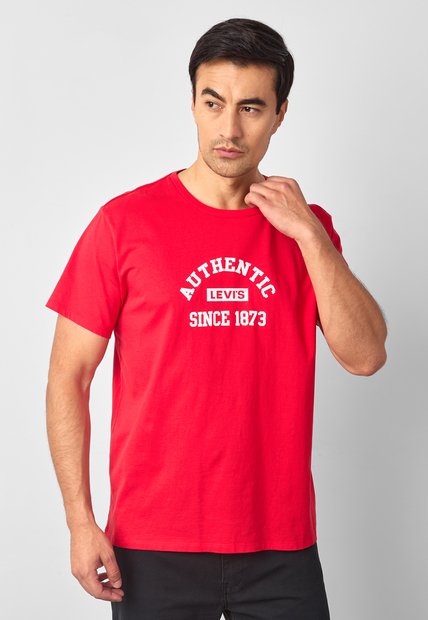 Camiseta Levi's Rojo