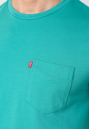 Camiseta Levi's Classic pocket tee Turquesa
