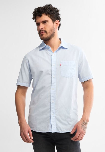 Camisa Celeste Claro Levi's