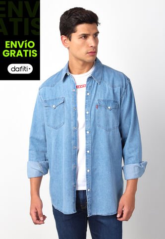 Camisa Denim Levi's Classic Western Índigo Claro Levis