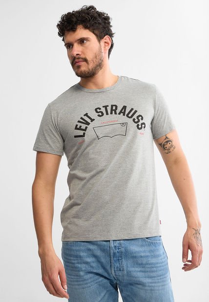 Camiseta Gris-Negro-Naranja Levi's