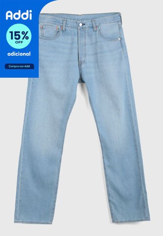 Jean Levi's 501 Relaxed Fit Índigo Claro Levis