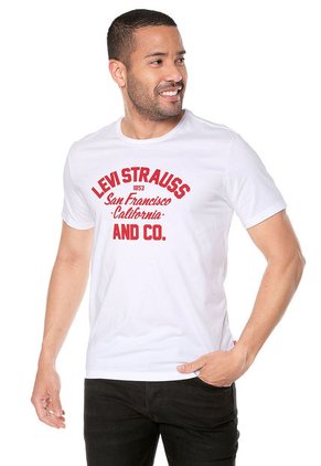 Camiseta Blanco-Rojo Levi's