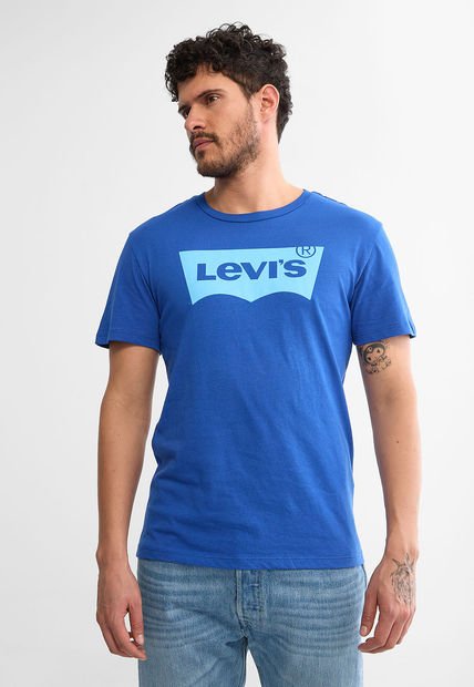 Camiseta Azul Royal-Azul Claro Levi's