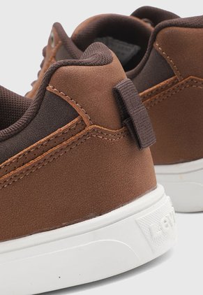 Tenis Lifestyle Café-Marrón-Marfil Levi's Liam Lo Sued