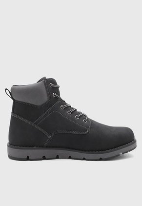 Bota Casual Negro-Gris Levi's Charles