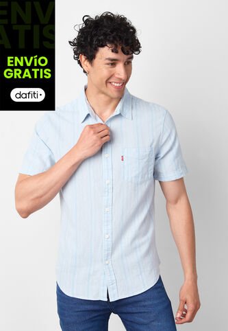 Camisa Levi's Classic Celeste Claro Levis