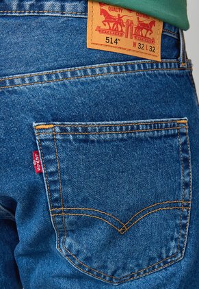 Jean Levi's 514 Straight Fit Índigo Medio