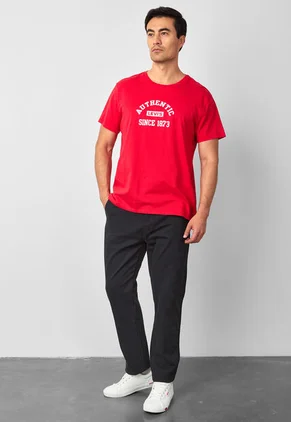 Camiseta Levi's Rojo