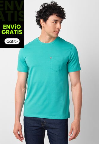 Camiseta Levi's Classic pocket tee Turquesa Levis