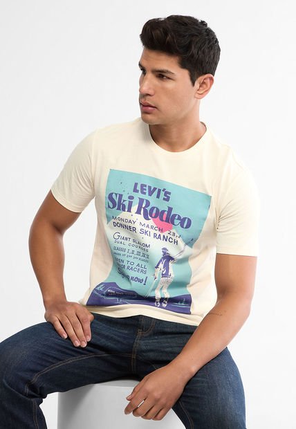 Camiseta Beige-Multicolor Levi's