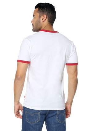 Camiseta Blanco-Rojo Levi´s