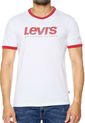 Camiseta Blanco-Rojo Levi´s de Levis