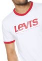 Camiseta Blanco-Rojo Levi´s de Levis