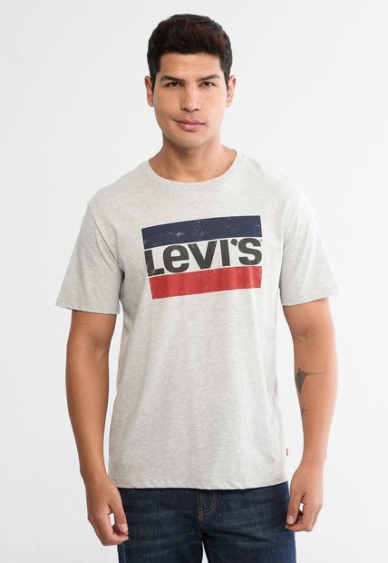 Camiseta Gris-Azul-Rojo Levi's