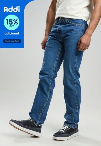 Jean Levi's 505 Regular Fit Índigo Medio Levis