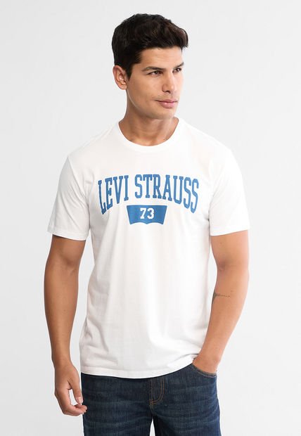 Camiseta Blanco-Azul Navy Levi's