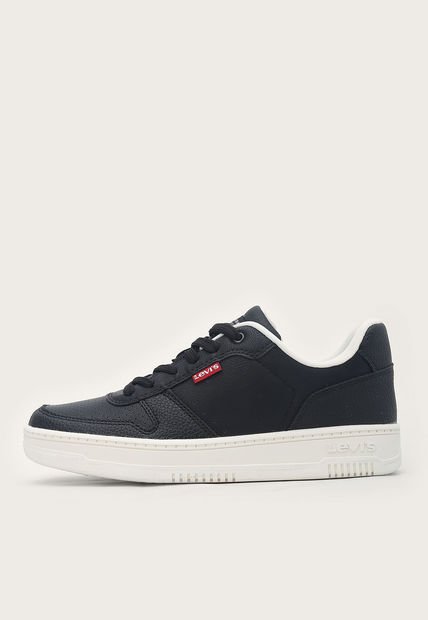 Tenis Lifestyle Negro-Marfil Levi's Drive Low 2