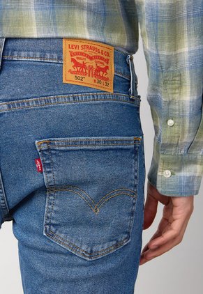 Jean Levi's 502 Taper Fit Índigo Oscuro