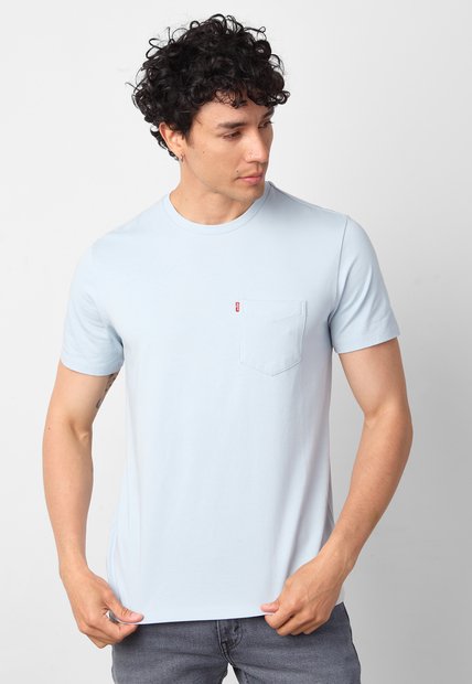 Camiseta Levi's Classic Pocket Celeste