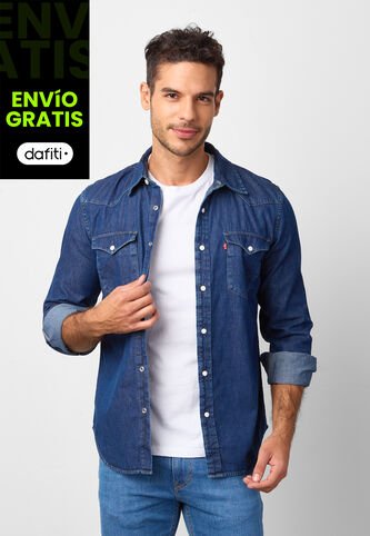 Camisa Denim Levi's Índigo Medio Levis