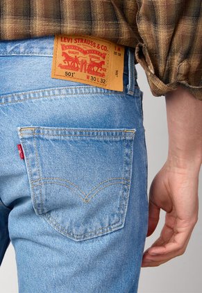 Jean Levi's 501 Original Fit Índigo Claro