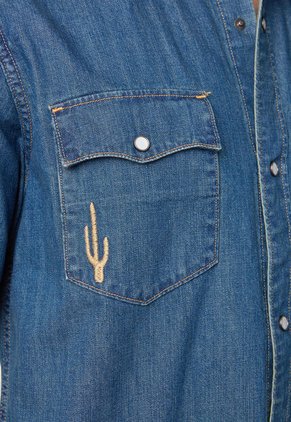 Camisa Denim Levi's Índigo Medio