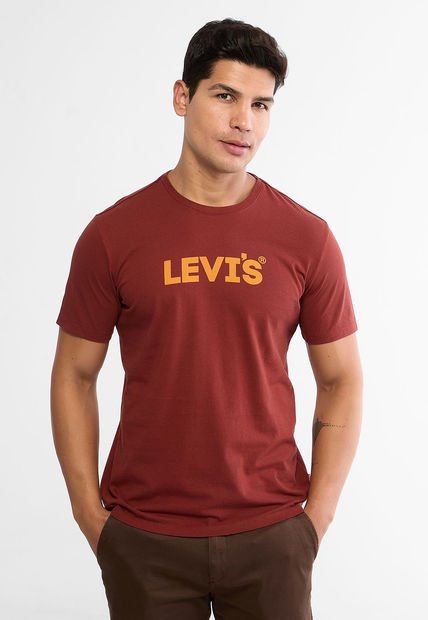 Camiseta Borgoña-Naranja Levi's