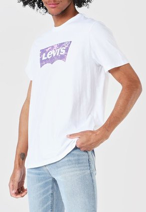 Camiseta Blanco-Violeta-Rosa Levi's