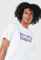 Camiseta Blanco-Violeta-Rosa Levi's de Levis