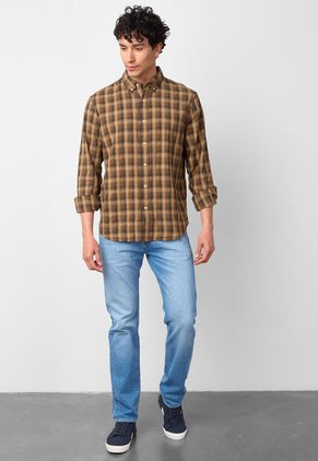 Camisa Levi's Authentic Marrón