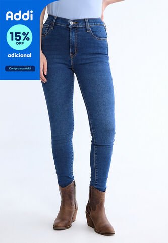 Jean Levi's 720 Super Skinny Fit Índigo Medio Levis