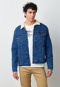 Chaqueta Denim Levi's Sherpa Trucker Índigo Medio de Levis