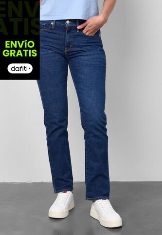 Jean Levi's 314 Shaping Straight Fit Índigo Medio Levis