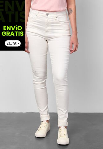 Jean Levi's 721 Skinny Fit Blanco Levis