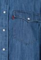 Camisa Denim Levi's Iconic Western Índigo Medio de Levis