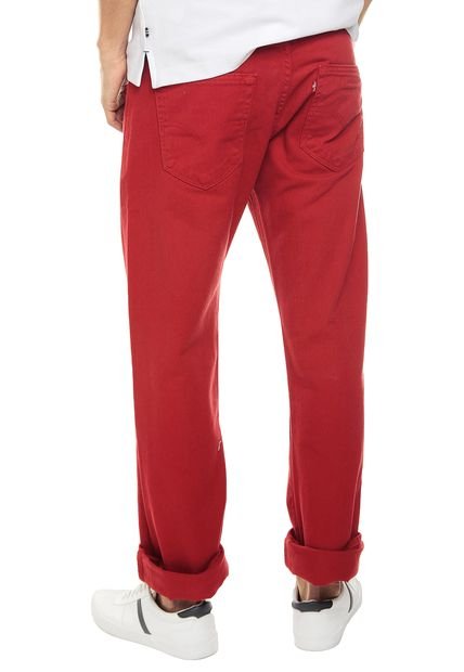 Pantalones Deportivos Playera Levis Roja Hombre Jean Rojo Levi's 501