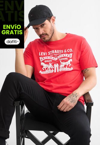 Camiseta Levi's Rojo Levis
