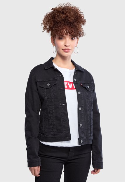 Chaqueta Denim Levi's The Truker Original Negro
