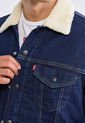 Chaqueta Denim Levi's Sherpa Trucker Índigo Oscuro de Levis