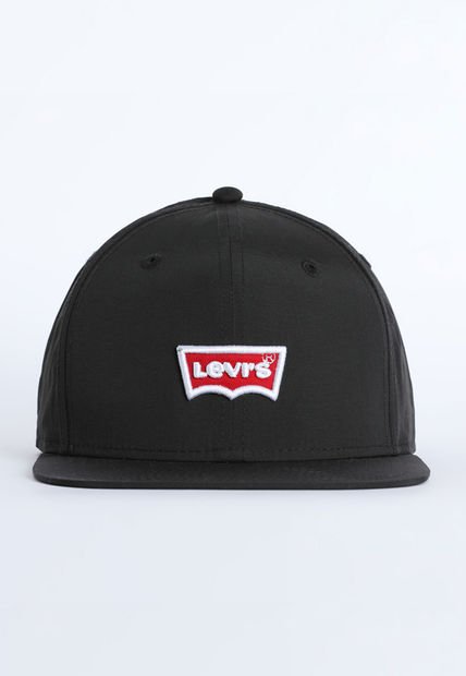 Gorra  Negro-Rojo-Blanco  Levi's Flat Batwing