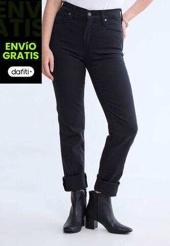 Jean Levi's 724 Slim Straight Fit Negro Levis