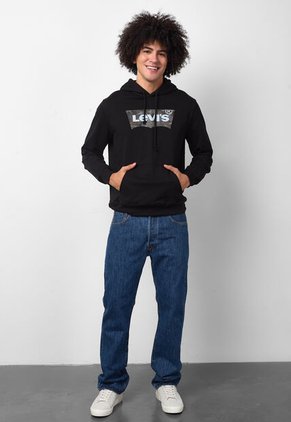 Hoodie Levi's Standard Graphic Negro