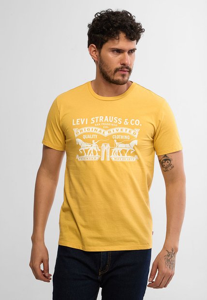 Camiseta Levi's Mostaza
