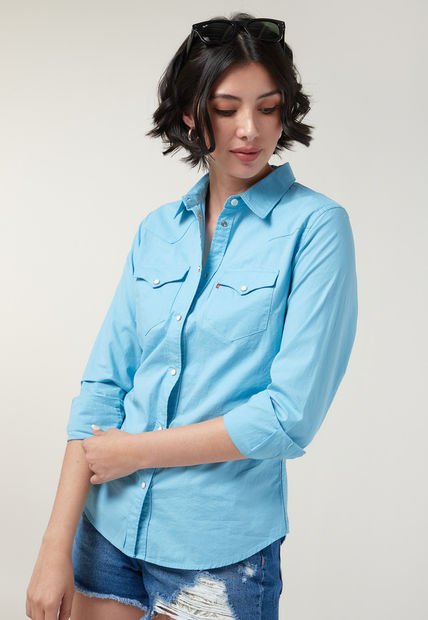 Camisa Aguamarina Levi's