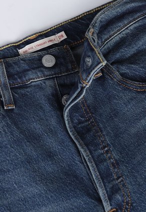 Jean Levi's Ribcage Straight Ankle Fit Índigo Oscuro