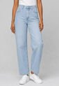 Jean Levi's Easy Dad Straight Fit Índigo Claro de Levis