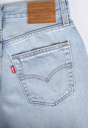Jean Levi's Easy Dad Straight Fit Índigo Claro