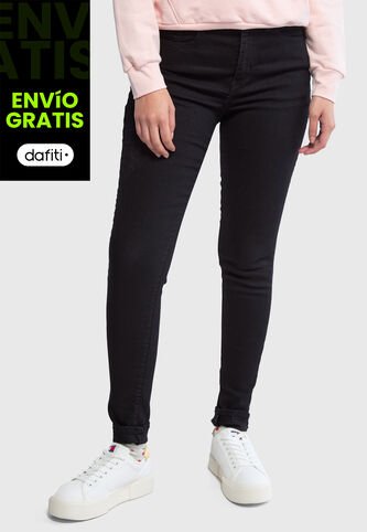 Jean Levi's 720 Super Skinny Fit Negro Levis